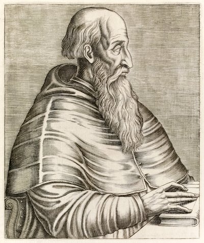 Pietro Bembo, de « Vrais Portraits » par André Thévet publié en 1584 - Andre Thevet