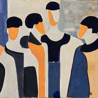 Figures abstraites modernes - André Viana