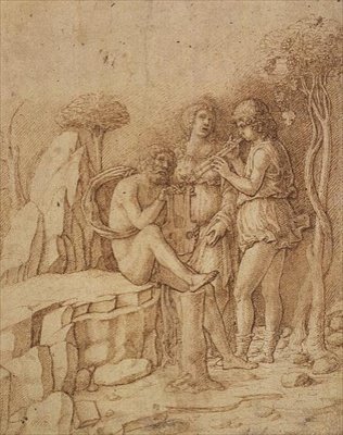 Trois musiciens dans un paysage - Andrea (attr. to) Zoan