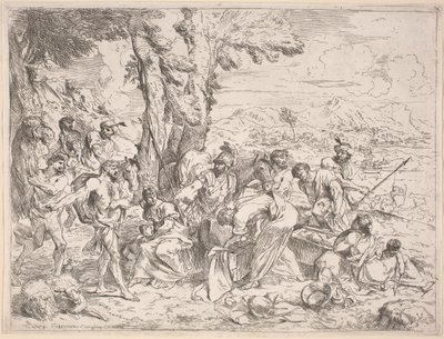 Rachel cachant les idoles de Laban - Andrea De Leone