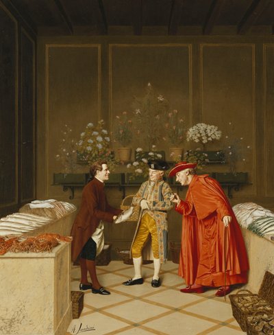 Vendeur de poissons; Il Venditore di Pesce - Andrea Landini