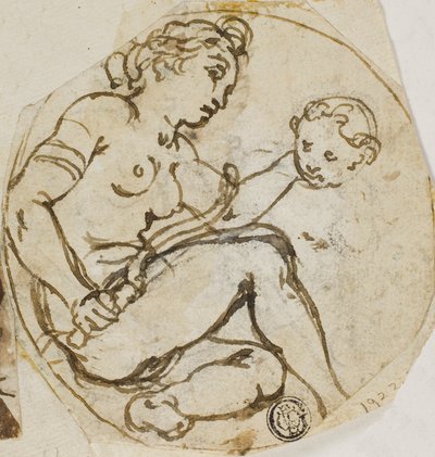 Vénus et Cupidon - Andrea Lilio