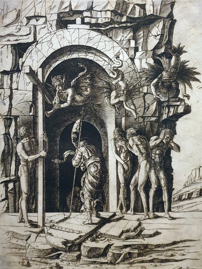 1483 Mantegna La descente du Christ dans les limbes Bibliothèque nationale du Brésil anagoria - Andrea Mantegna