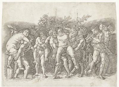 Bacchanale avec Silenus - Andrea Mantegna