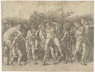 Bacchanale avec Silène - Andrea Mantegna