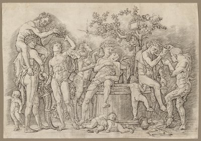 Bacchanale avec une Cuve à Vin - Andrea Mantegna