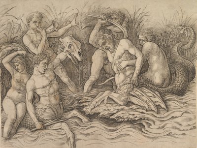 Bataille des dieux de la mer (partie droite d