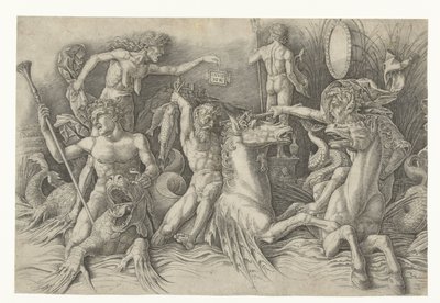 Bataille des dieux de la mer, avec l
