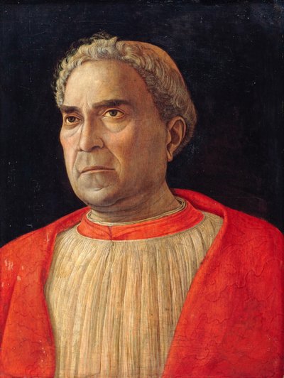 Cardinal Ludovico Scarampi Mezzarota appelé Ludovico Trevisano - Andrea Mantegna