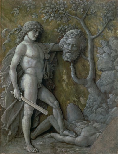 David avec la tête de Goliath, vers 1490-95 - Andrea Mantegna