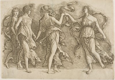 Quatre femmes dansant - Andrea Mantegna