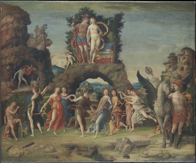 Allemand : Der Parnaß, Detail Parnassus - Andrea Mantegna
