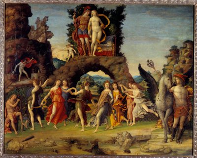 Mars et Vénus ou Le Parnasse - Andrea Mantegna