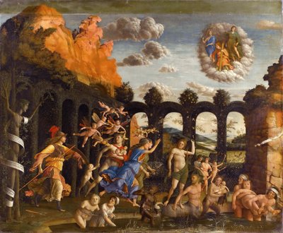 Minerva chassant les vices du jardin de la vertu - Andrea Mantegna
