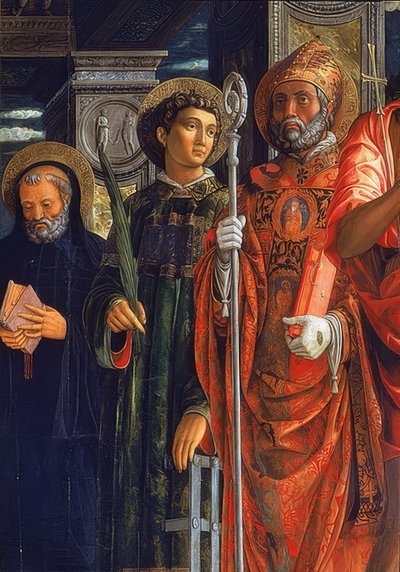 Autel de San Zeno (détail) - Andrea Mantegna