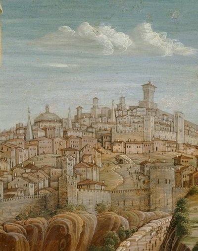 La Crucifixion. Panneau central de la prédelle pour la ... - Andrea Mantegna