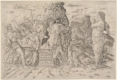 La Mise au tombeau - Andrea Mantegna