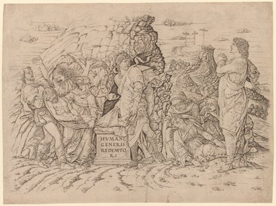 La Mise au tombeau - Andrea Mantegna