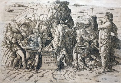 La mise au tombeau - Andrea Mantegna