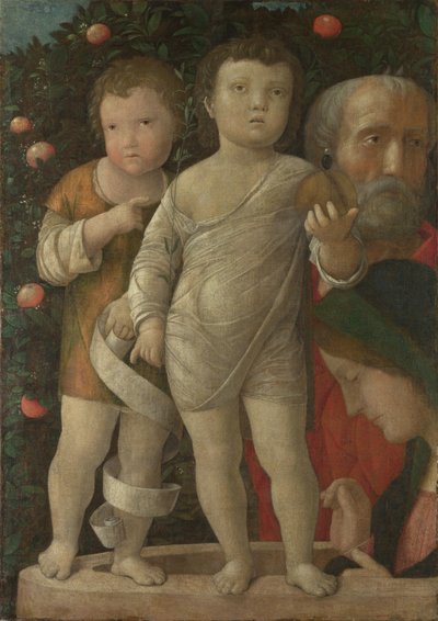 La Sainte Famille avec Saint Jean, c. 1500 - Andrea Mantegna