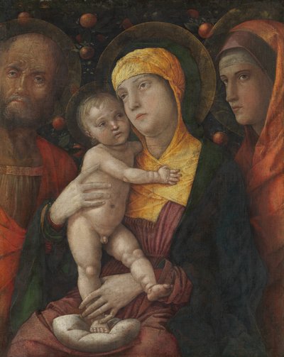 La Sainte Famille avec Sainte Marie-Madeleine, c.1495-1500 - Andrea Mantegna