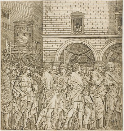 Les Sénateurs, du Triomphe de César - Andrea Mantegna