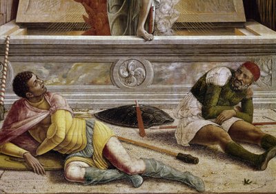 La résurrection (détail) - Andrea Mantegna