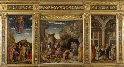 Trittico degli Uffizi, vers 1463-1464 - Andrea Mantegna