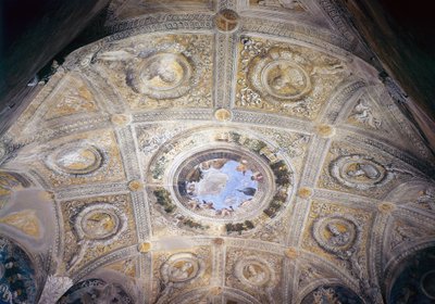 Triomphe de César et Oculus de la chambre nuptiale, vers 1473 - Andrea Mantegna