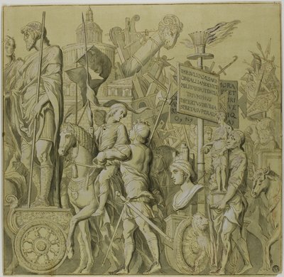 Triomphes de Jules César : Toile n° II - Andrea Mantegna