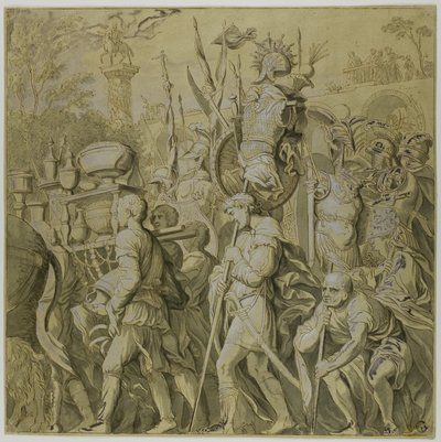 Triomphes de Jules César : Toile n° VI - Andrea Mantegna