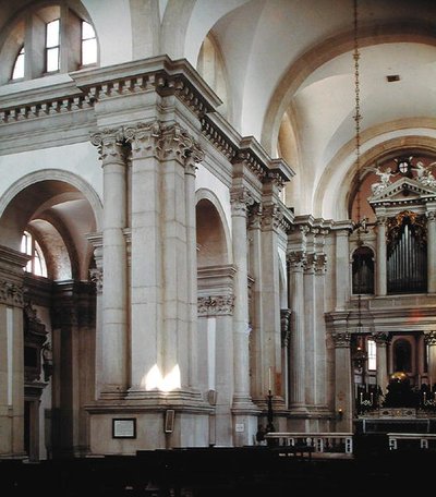 Vue intérieure de la nef, 1566-80 - Andrea Palladio