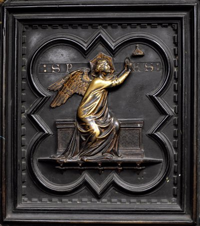 Espoir, panneau A des portes sud du baptistère de San Giovanni, 1336 - Andrea Pisano