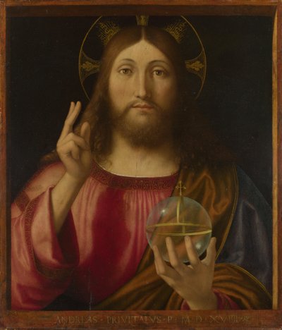 Salvator Mundi ou Sauveur du Monde - Andrea Previtali
