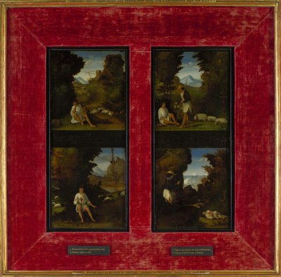 Scènes des Églogues de Tebaldeo, vers 1510 - Andrea Previtali