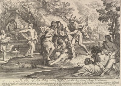 Bacchus enfant confié par Mercure aux soins des nymphes - Andrea Procaccini