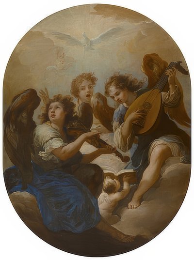 Trois anges musiciens - Andrea Procaccini
