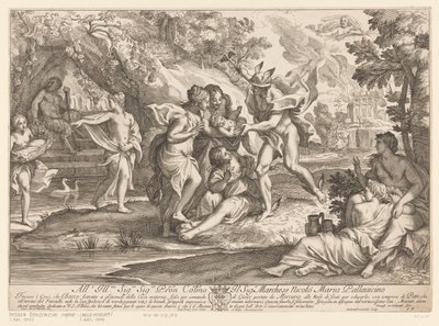 Mercure donne Bacchus aux nymphes de Nysa - Andrea Procaccini