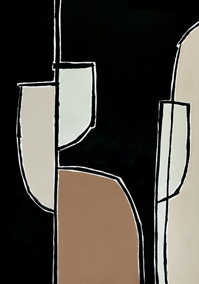 Abstrait aux lignes épurées - Andrea Reichhart