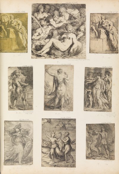 Bellone et autres figures mythologiques, vers 1540 - Andrea Schiavone