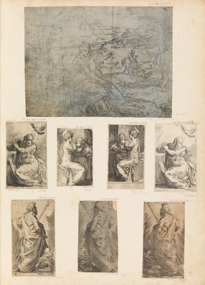Fuite en Égypte, Vierge et Enfant, l