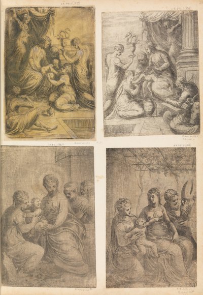 Madone avec des saints - Andrea Schiavone