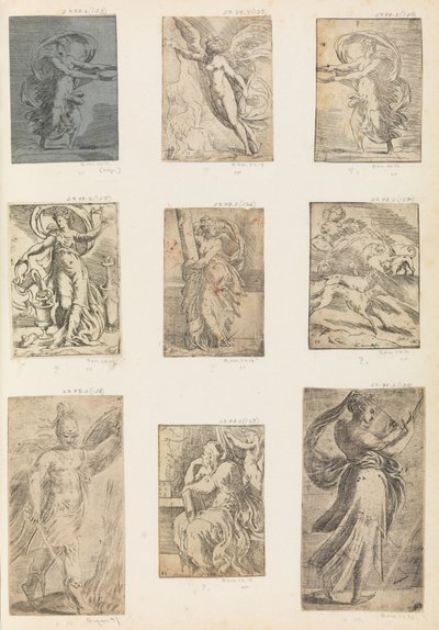 Mars et autres figures mythologiques, vers 1536-1538 - Andrea Schiavone