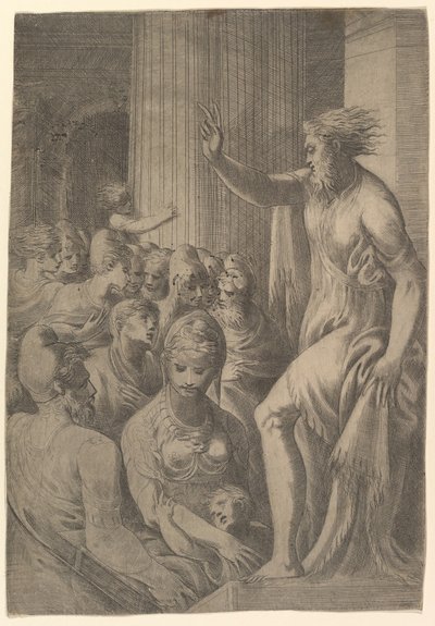 Saint Paul prêchant à Athènes, vers 1548-53 - Andrea Schiavone