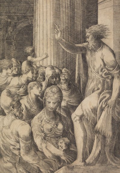 Saint Paul prêchant à Athènes - Andrea Schiavone