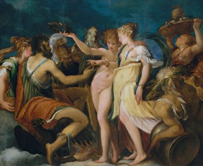 Le mariage de Cupidon et Psyché, années 1540 - Andrea Schiavone
