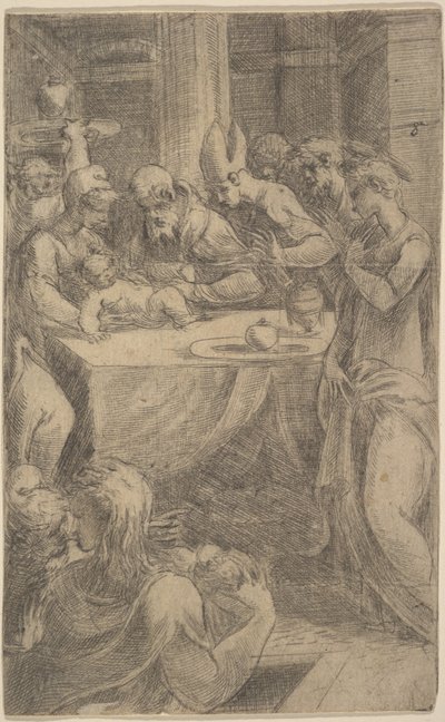 La circoncision du Christ, vers 1542-46 - Andrea Schiavone