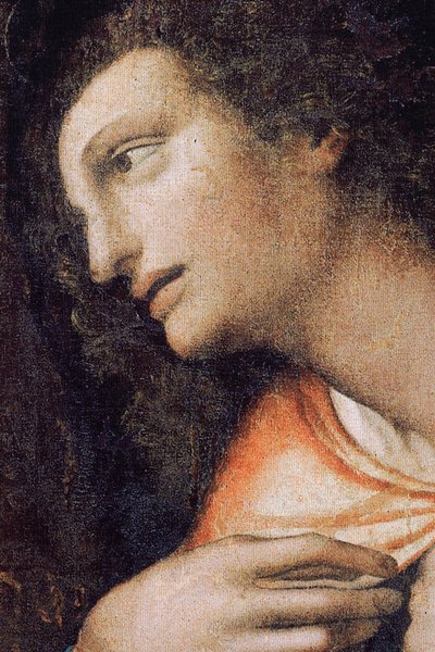 Abbaye (Abdij van Tongerlo). La Cène. 1506-1507. (détail) - Andrea Solario