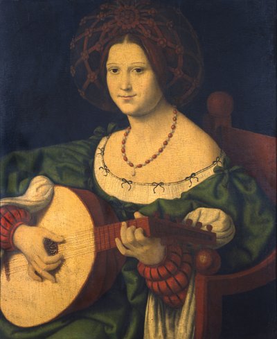 Dame avec un luth, c.1510 - Andrea Solario