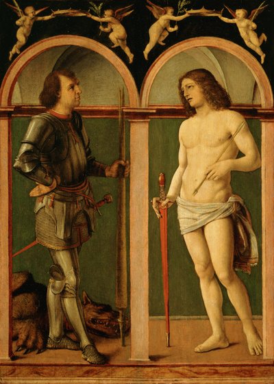 Saint Georges et Saint Sébastien - Andrea Solario